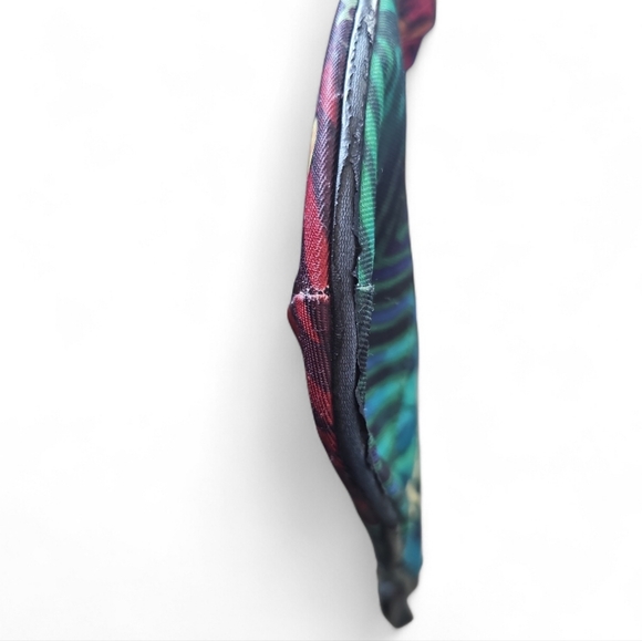 Desigual Floral Vibrant Patchwork Crossbody Bag Multicolor Boho Statement Purse - Picture 11 of 16